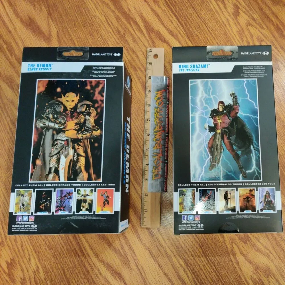 McFarlane Toys DC Multiverse King Shazam & The Demon Action Figures New In Box